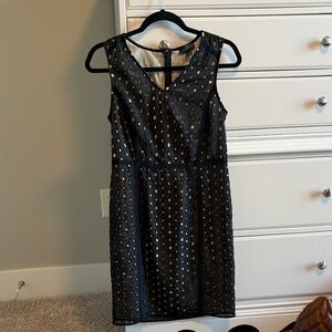 The Limited Black Eyelet Dress